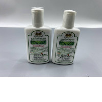 Set of 2 Abhaibhubejhr Payayor Calamine Lotion, a natural Thai herbal remedy used to soothe itchy and inflamed skin. 