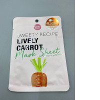Cathy Doll Sweety Recipe Mask Sheet in the Lively Carrot formula. 