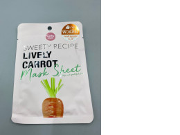 Cathy Doll Sweety Recipe Mask Sheet in the Lively Carrot formula. 