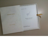 Photo album book in a gift box Rubra Aeterna Bellerophon Gemlab