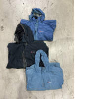 Set of 3 vintage Berghaus Aquafoil waterproof jackets. 