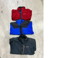 Set of 3 Berghaus jackets, Aquafoil waterproof rain jackets, or GORE-TEX Cornice jackets.
