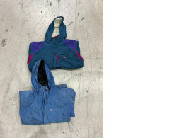 Set of 2 vintage Berghaus Aquafoil waterproof hooded jackets, designed for outdoor activities and hiking