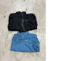 Set of 2 Berghaus's Aquafoil or Deluge rain jackets are designed for hiking and outdoor activities.