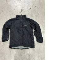 Black hooded rain jacket from Berghaus.