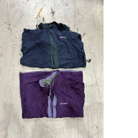 Set of 2  Vintage-style Berghaus waterproof jackets made from Gore-Tex or Aquafoil from the 1980s.