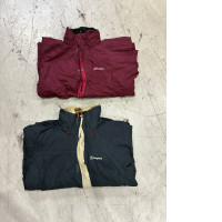 Set of 2 vintage Berghaus Aquafoil waterproof hiking jackets. 