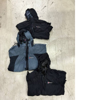 Set of 3 Berghaus waterproof jackets are raincoats designed for outdoor activities and everyday use.