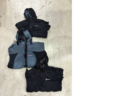 Set of 3 Berghaus waterproof jackets are raincoats designed for outdoor activities and everyday use.