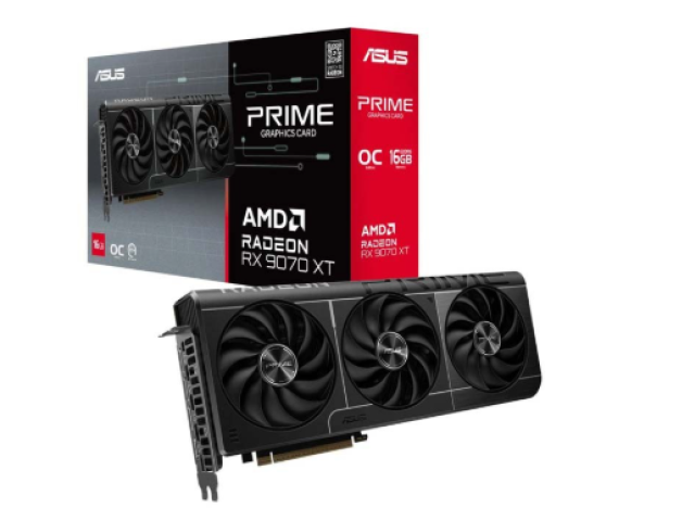ASUS PRIME RADEON RX 9070 XT OC EDITION 16GB GDDR6 (PRIME-RX9070XT-O16G) ASUS PRIME RADEON RX 9070 XT OC EDITION 16GB GDDR6 (PRIME-RX9070XT-O16G)