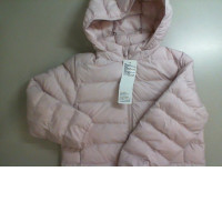 UniQlo children's pink down jacket