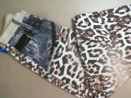 Women's leopard jeans Women's leopard jeans