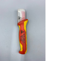 Knipex Insulated Cable Knife, specifically the 98 52 model, designed for industrial electrical work.