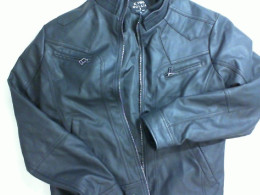 Faux leather, men's jacket