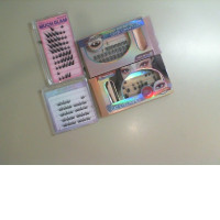 Set of 4 packs of false eyelashes