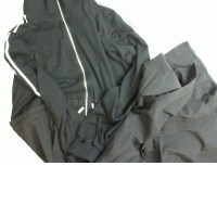 Long black dress with a zipper