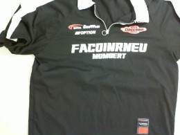 Black zip-up T-shirt Black zip-up T-shirt