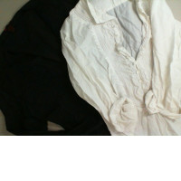 Set of 2 blouses, black and white