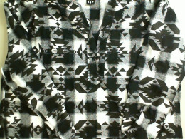 Black and white men's long sleeve t-shirt