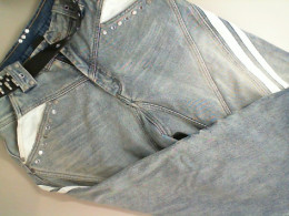Men's jeans with a belt