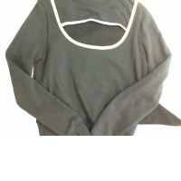 Black long-sleeved blouse