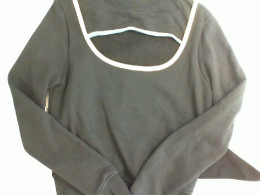 Black long-sleeved blouse Black long-sleeved blouse