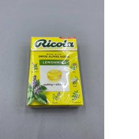 Ricola Lemon Mint Sugar Free Swiss Alpine Herb throat drops. 