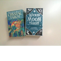 Set of 2 Tarot Crystal Tarot and Wicked moon tarot