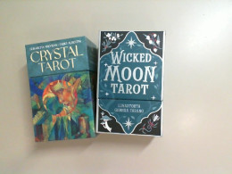 Set of 2 Tarot Crystal Tarot and Wicked moon tarot