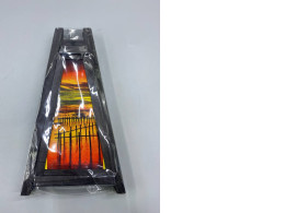 Wooden framed table lamp