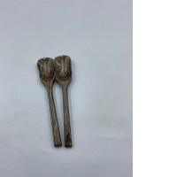 set of 2 wooden spoon