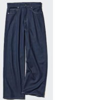 EZY wide-leg straight jeans.