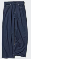 EZY wide-leg straight jeans.