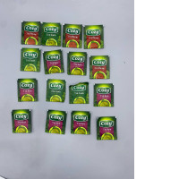 Set of 16 collection of Cozy brand tea bags from Vietnam, featuring an assortment of flavors including Olong (Oolong), Xanh (Green), and Sen (Lotus). Set of 16 collection of Cozy brand tea bags from Vietnam, featuring an assortment of flavors including Olong (Oolong), Xanh (Green), and Sen (Lotus).