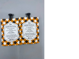 Set of 2  Davines The Quick Fix Circle hair masks. 