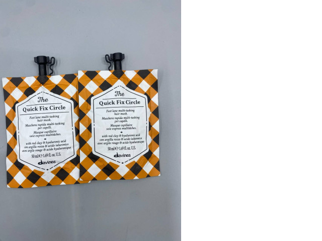 Set of 2 Davines The Quick Fix Circle hair masks. Set of 2 Davines The Quick Fix Circle hair masks.