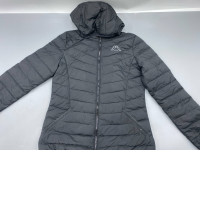 Black hooded winter jacket, Kappa brand.