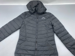 Black hooded winter jacket, Kappa brand.