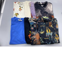 Set of 7 Women's round neck t-shirt