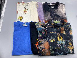 Set of 7 Women's round neck t-shirt