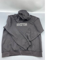 Gray hooded sweatshirt