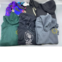 Set of 7 Vintage men's hooded sweatshirt