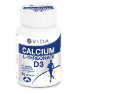 VIDA CALCIUM L-THREONATE+D3 60 CAPSULES