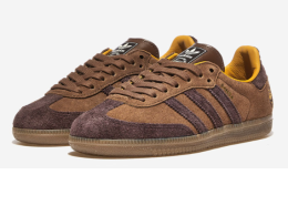 adidas originals SAMBA OG TAL IG8906 BROWN SHADOW YELLOW