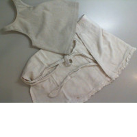 Women's suit with a tie-up skirt and top