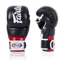 Fairtex  Super Sparring Grappling Gloves FGV18 Black/Red Size L