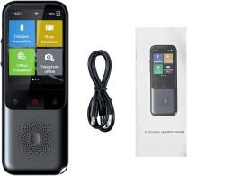 Translator Device, 138 Languages Voice Translator with Offline Translation, Portable Language Interpreter Machine, Language Translator Device with Unit Conversion and Reco