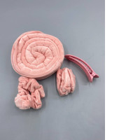 Pink Heatless Hair Curler Set