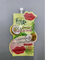 Chivavithi Young Coconut Lip Scrub Sachet, 10 grams.