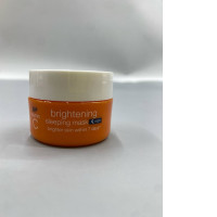 Boots Vitamin C Brightening Sleeping Mask, designed to nourish and brighten skin overnight. 
